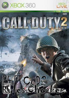 Box art for PHP CoD2 Rules Checker