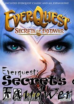 Box art for Everquest: Secrets of Faydwer