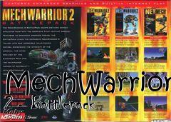 Box art for MechWarrior 2 - Battlepack