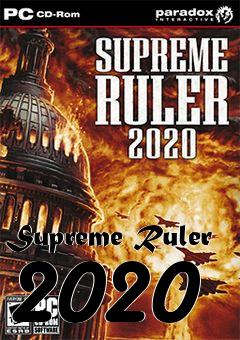 Box art for Supreme Ruler 2020