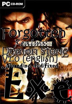 Box art for Forgotten
      Realms: Demon Stone V1.0 [english] No-cd/no-dvd/fixed Exe