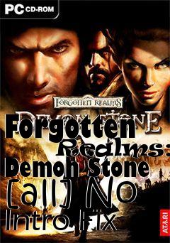 Box art for Forgotten
      Realms: Demon Stone [all] No Intro Fix