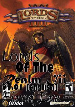 Box art for Lords
      Of The Realm Iii V1.01 [english] Fixed Exe