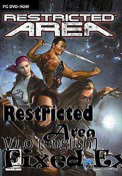 Box art for Restricted
      Area V1.0 [english] Fixed Exe