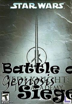 Box art for Battle of Geonosis - Siege
