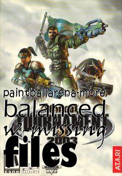 Box art for paintballarena-more balanced w-missing files