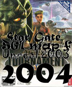 Box art for Star Gate SG1 map for Unreal 2003 2004