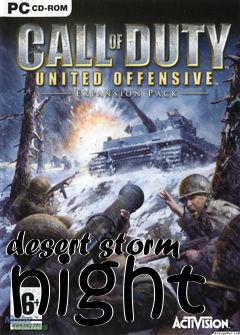 Box art for desert storm night