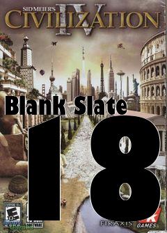 Box art for Blank Slate 18