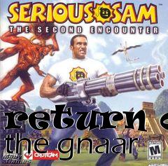 Box art for return of the gnaar