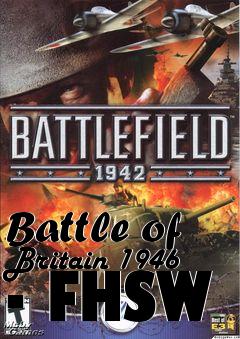 Box art for Battle of Britain 1946 - FHSW