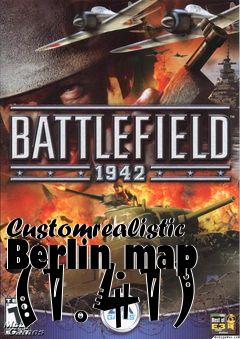 Box art for Customrealistic Berlin map (1.41)