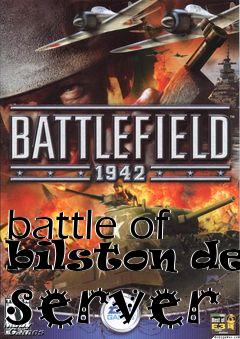 Box art for battle of bilston ded server