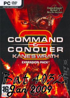 Box art for Bat 4032 - Jan 2009