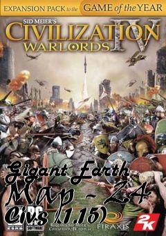 Box art for Gigant Earth Map - 24 Civs (1.15)