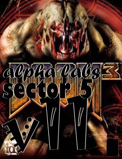 Box art for alpha labs sector 5 v11