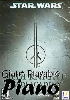 Box art for Giant Playable Piano