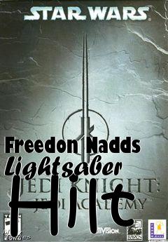 Box art for Freedon Nadds Lightsaber Hilt