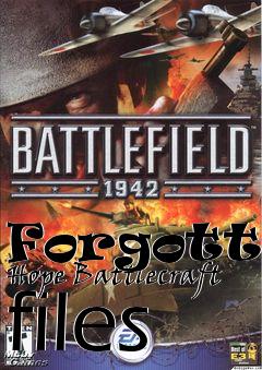 Box art for Forgotten Hope Battlecraft files