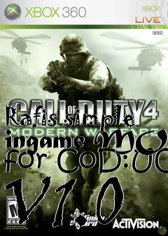 Box art for Rafis simple ingame MOD for CoD:UO V1.0