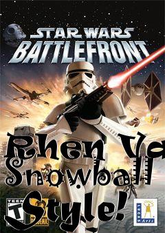 Box art for Rhen Var: Snowball Style!