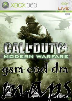 Box art for gsm cod dm maps