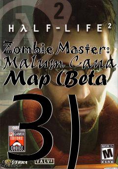 Box art for Zombie Master: Malum Canal Map (Beta 3)