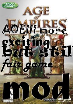 Box art for AOEIII more exciting but still fair game mod