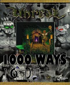 Box art for 1000 WAYS TO DIE