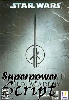 Box art for Superpower Script