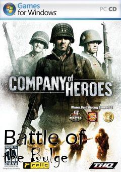 Box art for Battle of the Bulge