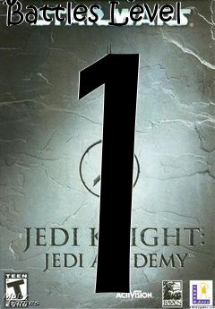 Box art for Jedi Power Battles Level 1