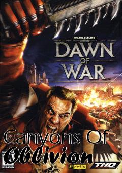 Box art for Canyons Of Oblivion