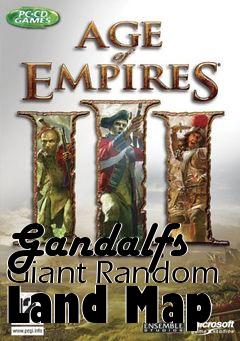 Box art for Gandalfs Giant Random Land Map