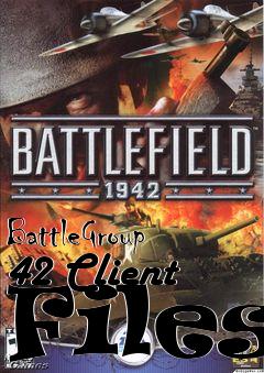 Box art for BattleGroup 42 Client Files