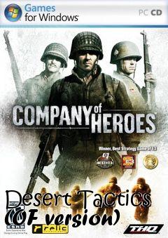 Box art for Desert Tactics (OF version)