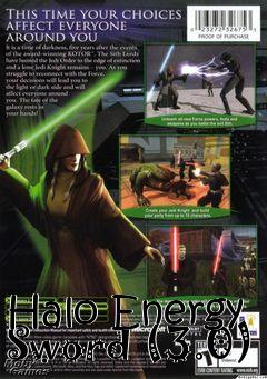Box art for Halo Energy Sword (3.0)