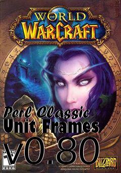 Box art for Perl Classic Unit Frames v0.80