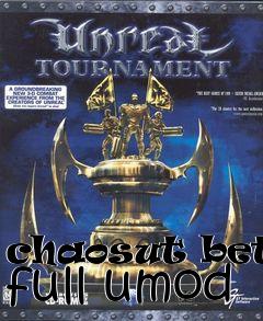 Box art for chaosut beta3 full umod