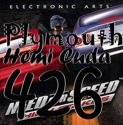 Box art for Plymouth Hemi Cuda 426