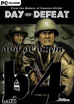 Box art for dod alamein b4