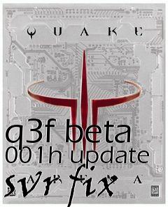 Box art for q3f beta 001h update svr fix