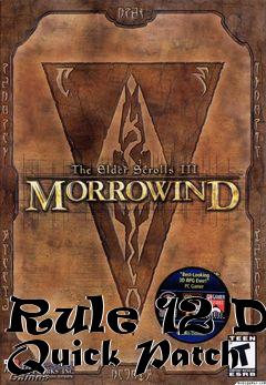 Box art for Rule 12 DX Quick Patch