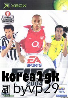 Box art for korea2gk a byvp29