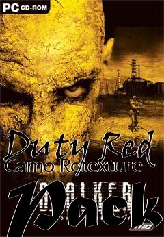 Box art for Duty Red Camo Retexture Pack