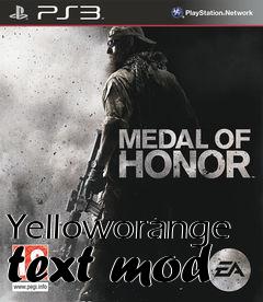 Box art for Yelloworange text mod