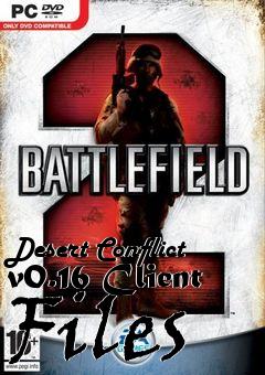 Box art for Desert Conflict v0.16 Client Files