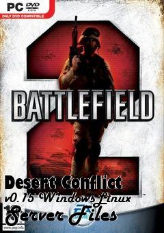 Box art for Desert Conflict v0.15 WindowsLinux Server Files