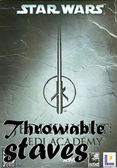 Box art for Throwable staves