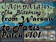 Box art for Decisive Campaigns: The Blitzkrieg from Warsaw to Paris Patch v101